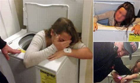 Girl Stuck In Washing Machine For 90 Minutes While Playing Hide And Seek Daily Mail Online