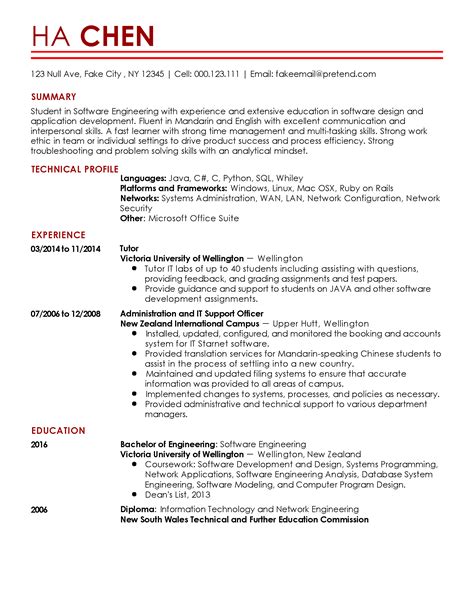 Professionally designed engineering cv examples click on the images below to see. Entry Level Software Engineer Resume | IPASPHOTO
