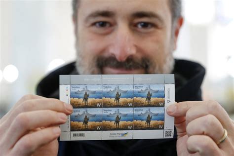 New Stamp Captures Ukraines Resolve To Defy Putin And Defeat Russia