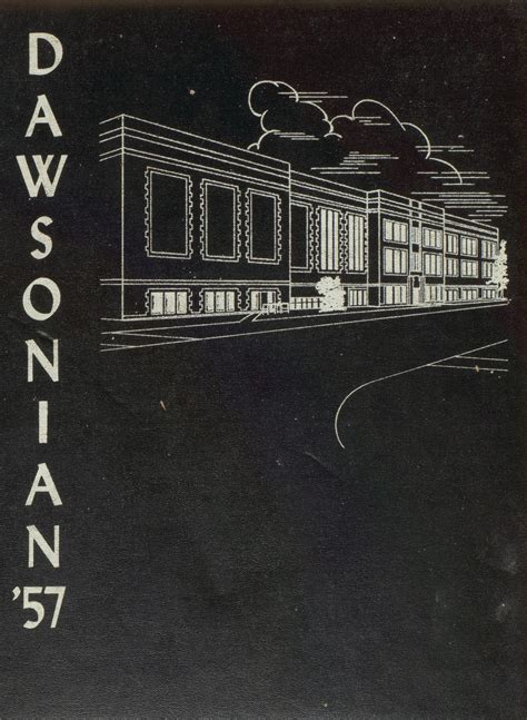 1957 Yearbook From Dawson County High School From Glendive Montana For