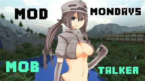 minecraft mod mondays anime rpg mob talker youtube