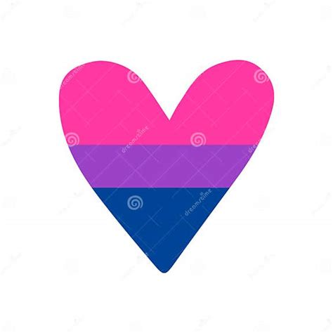 Vector Hand Drawn Bi Bisexual Flag Heart Stock Vector Illustration Of Boho Design 249523166