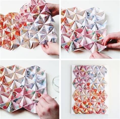 Picture Of Eye Catching Diy 3d Origami Wall Art 6