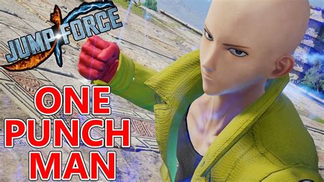 Jump Force Saitama Gameplay Online Saitama Jump Force Online Youtube