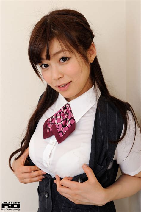 yuri shibuya japanese sexy race queen sexy secretary uniform and black socking part 5 photo