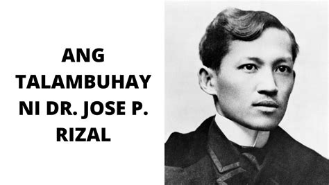 Talambuhay Ni Dr Jose P Rizal Aralin Philippines