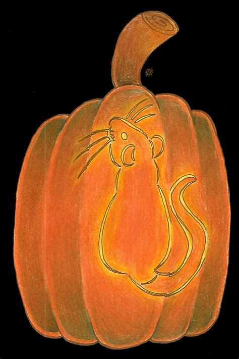 Rat Pumpkin Carving — Weasyl