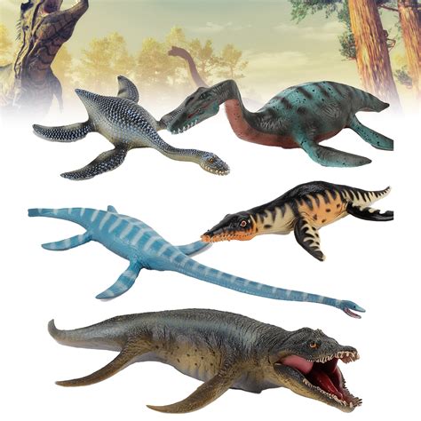 Shulemin Plesiosaur Model Simulation Children T Pvc Jurassics