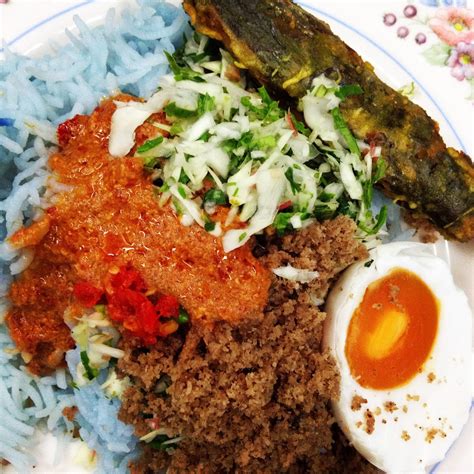 Back in its homeland, this dish is a meal so versatile, you can have it any time of the day. Cik Wan Kitchen: Nasi Kerabu Hitam Bunga Telang