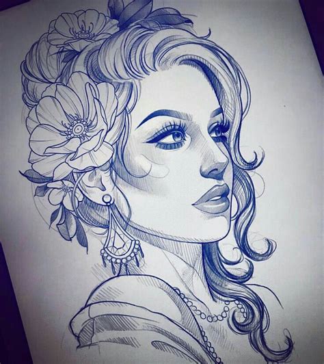 Pin By Brittany Miller On Dibujo Sketches Drawings Girl Face Drawing