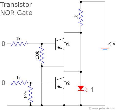 Circuit Diagram Of Nor Gate