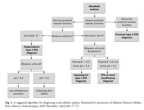 Renal Tubular Acidosis Diagnosis Algorithm Hyperkalemic GrepMed
