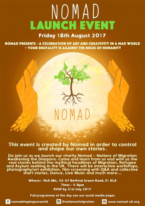 Nomad Launch Event Nations Of Migration Awakening The Diaspora