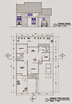 55 desain rumah ukuran 7x12 terbaru parkiran desain via parkirandesain11.blogspot.com. Denah Rumah Minimalis Type 60 | Denah rumah, Desain rumah ...