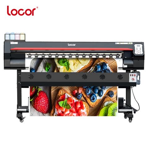 Locor 1 8m Eco Solvents Large Formate Printer Price With Xp600 Dx5