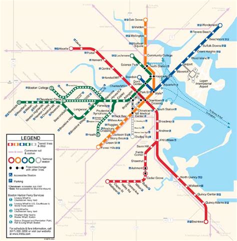 30 Green Line T Map Boston Maps Online For You