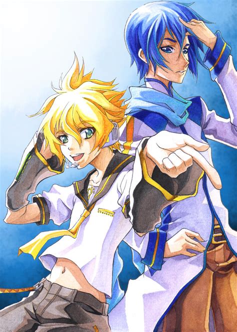 Vocaloid Len And Kaito By Jaypao On Deviantart