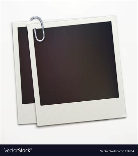 Polaroid Photo Frames Royalty Free Vector Image