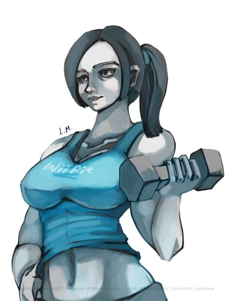 Art And 2D Animation Wii Fit Trainer Fanart I Made This Using Krita