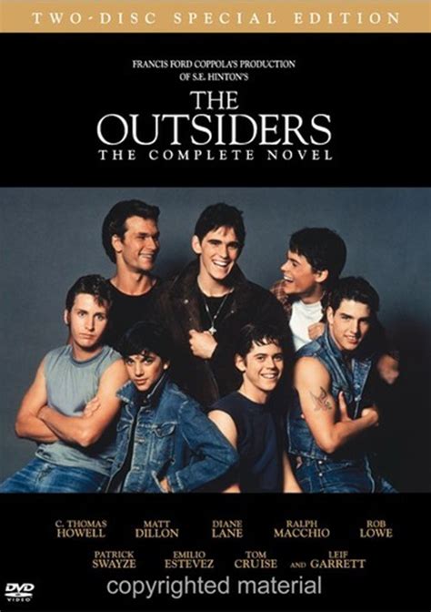 Outsiders The The Complete Novel Dvd 1983 Dvd Empire