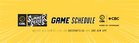 Canadian Elite Basketball League Cbc Sports Announce Schedule For Cebl Summer Series