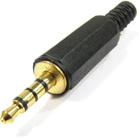 3.5mm male to 6.5mm female jack plug stereo connector amplifier audio adapter microphone 6.5 to 3.5 mm converter. Conector jack de 3,5 mm stereo macho de 4 contactos para ...