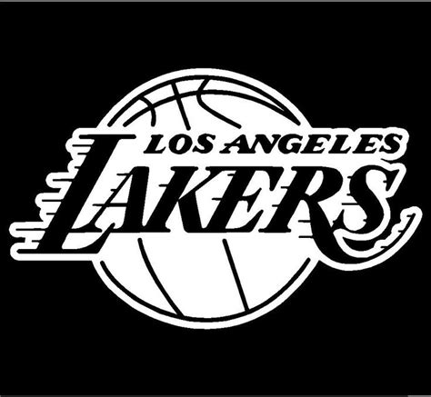 When designing a new logo you can be inspired by the visual logos found here. Pix For > Lakers Black Logo | Black logo, Lakers ...