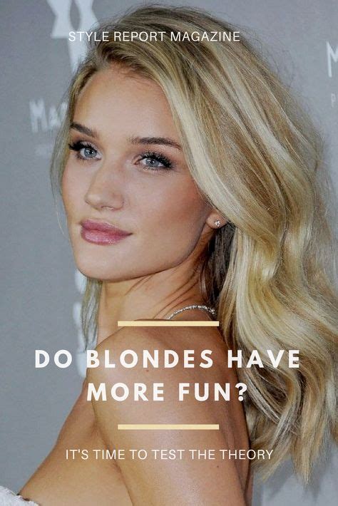 Do Blondes Have More Fun