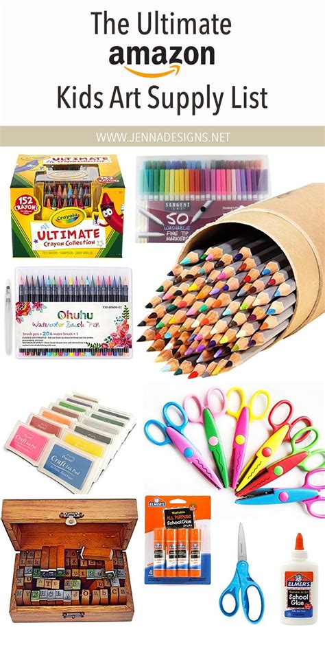 The Ultimate Kid Arts And Crafts Supply List Arts Crafts Kits Art