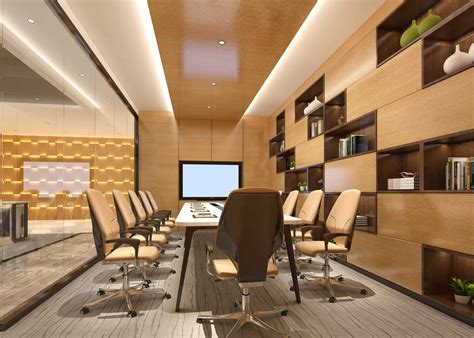 Meeting Rooms Design Ideas Conference Room With Stone Accent Wall