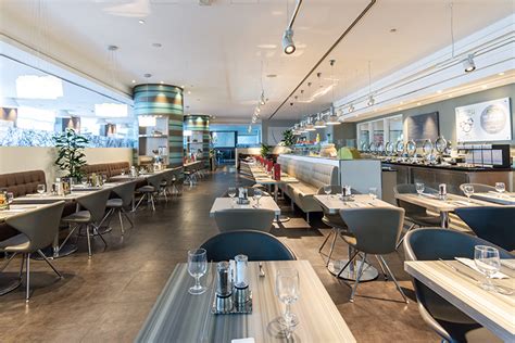 The à la carte nuevo restaurant offers a menu of international cuisine. Hotel Near Abu Dhabi International Airport | Premier Inn