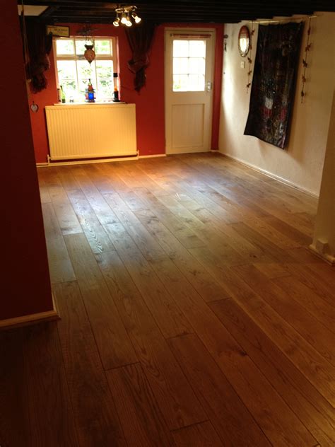 Solid Oak Flooring Fitted By Heritage Doors And Floors In A Cellar The