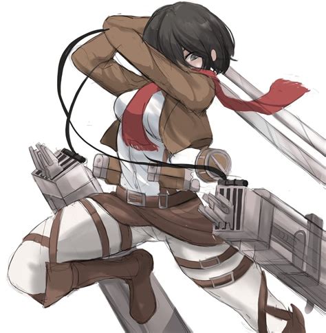Mikasa Ackerman Shingeki No Kyojin Drawn By Rakeemspoon Danbooru