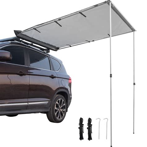 Vevor Car Side Awning 5x82 Pull Out Retractable Vehicle Awning