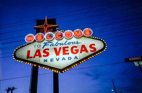 Iconic Welcome To Las Vegas Sign Del Colaborador De Stocksy Raymond
