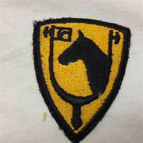 Vintage Military Patch 61st Army Cavalry Division Emblem 61 Ebay