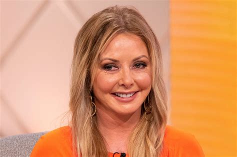 Carol Vorderman Wows Fans As She Displays Stunning Curves In Tight Lace