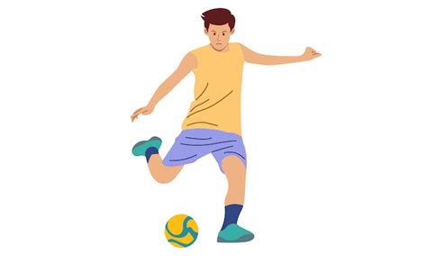 Premium Vector Soccer Player Illustration