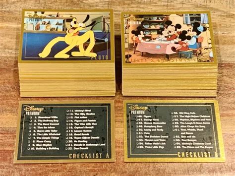 1995 skybox disney premium gold trading cards complete set 1 80 nm 41 71 picclick