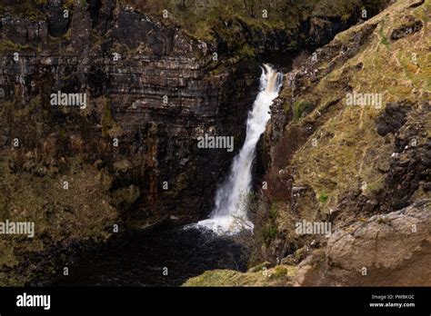 Waterfall Lealt Falls Isle Of Skye Scotland Uk Stock Photo Alamy