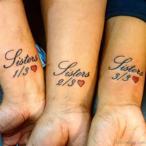 25 Splendid Sister Tattoos On Wrist