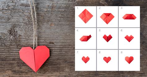 Steps To Make Origami Heart Bmp Flatulence