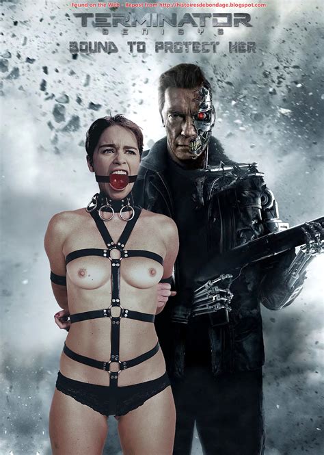 Terminator Genisys Emile Clarke Talks Arnold Schwarzenegger New My