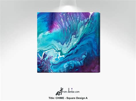Shop for large canvas wall art in canvas art. Large abstract canvas wall art, Teal purple & blue wall ...