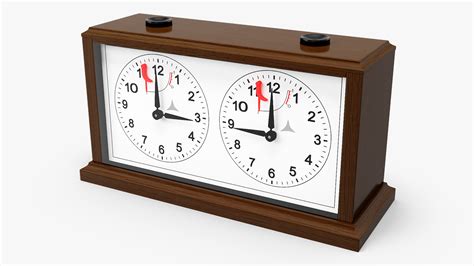 So a chess clock can be used to help you win. 3D model wooden mechanical chess clock - TurboSquid 1528530