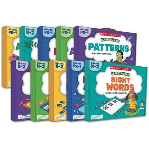 Learning Mats Set Of All 10 Sc 833543 Scholastic Teaching
