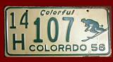 Colorado Personalized License Plate Availability Pictures