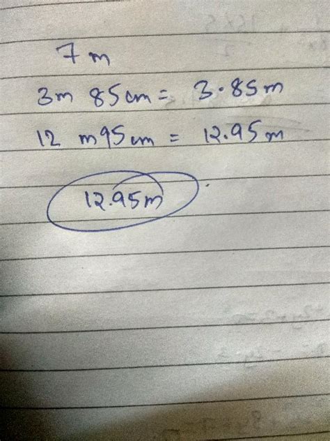 The Greatest Possible Length Which Can Be Used To Measure Exactly The Lengths 7 M 3 M 85 Cm 12