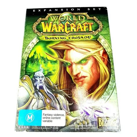 World Of Warcraft Burning Crusade Expansion Set Pc Disks Set Game Picclick Uk