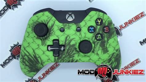 Hydro Dipped Green Dragons Xbox One Custom Controller Modjunkiez Llc